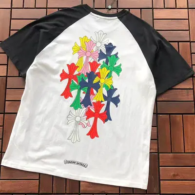 ￥~85 CH🔥OM🔥 HE🔥RTS T-SHIRT 77052758 (im 185CM 80KG iwear size M in the photo)