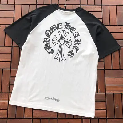 ￥~85 CH🔥OM🔥 HE🔥RTS T-SHIRT 77052757 (im 185CM 80KG iwear size M in the photo)