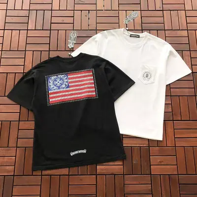 ￥~86 CH🔥OM🔥 HE🔥RTS T-SHIRT 77052710 (im 185CM 80KG iwear size S in the photo)