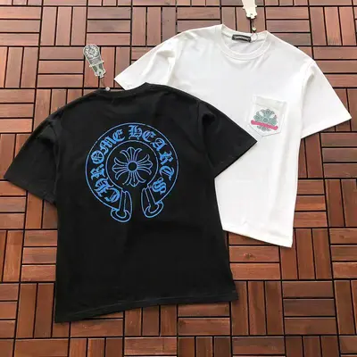 ￥~86 CH🔥OM🔥 HE🔥RTS T-SHIRT 77052712 (im 185CM 80KG iwear size S in the photo)
