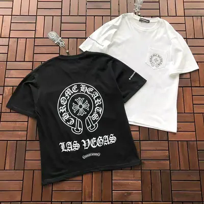 ￥~86 CH🔥OM🔥 HE🔥RTS T-SHIRT 77052714 (im 185CM 80KG iwear size S in the photo)