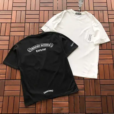 ￥~86 CH🔥OM🔥 HE🔥RTS T-SHIRT 77052728 (im 185CM 80KG iwear size S in the photo)