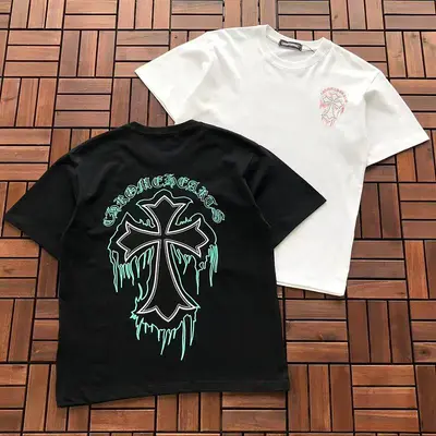 ￥~85 CH🔥OM🔥 HE🔥RTS T-SHIRT 77052733 (im 185CM 80KG iwear size M in the photo)