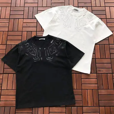 ￥~139 CH🔥OM🔥 HE🔥RTS T-SHIRT 77052738 (im 185CM 80KG iwear size M in the photo)