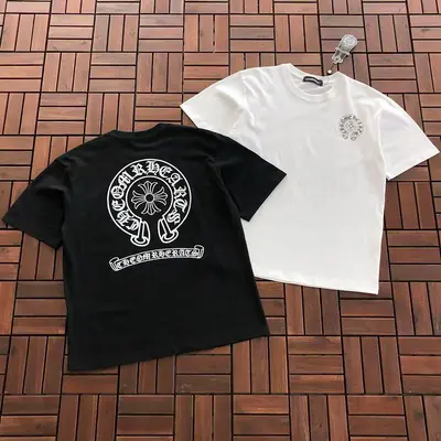 ￥~85 CH🔥OM🔥 HE🔥RTS T-SHIRT 77052718 (im 185CM 80KG iwear size M in the photo)