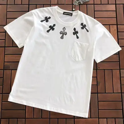 ￥~86 CH🔥OM🔥 HE🔥RTS T-SHIRT 77052747 (im 185CM 80KG iwear size S in the photo)