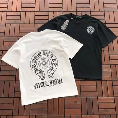 ￥~85 CH🔥OM🔥 HE🔥RTS T-SHIRT 77052736 (im 185CM 80KG iwear size M in the photo)
