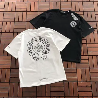 ￥~85 CH🔥OM🔥 HE🔥RTS T-SHIRT 77052735 (im 185CM 80KG iwear size M in the photo)
