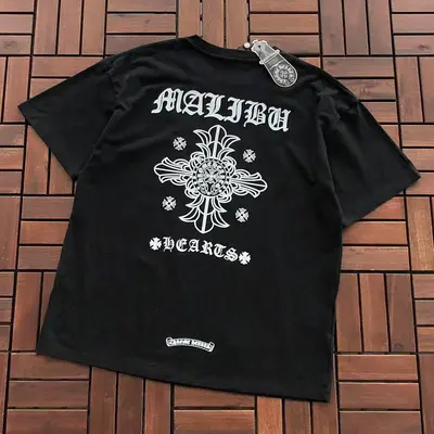 ￥~85 CH🔥OM🔥 HE🔥RTS T-SHIRT 77052742 (im 185CM 80KG iwear size M in the photo)