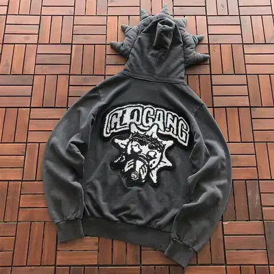 ¥~308 VINTAGE HOODIE 55053149 (im 185CM 70KG iwear size M in the photo)