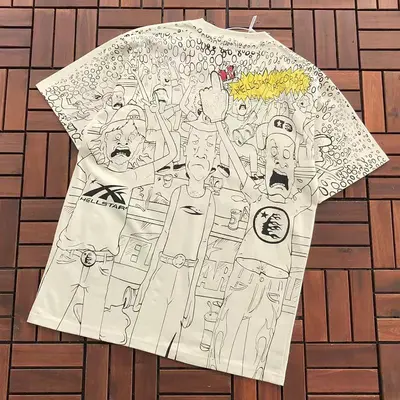 ¥~135 HELLSTAR T-SHIRT 55053140 (im 185CM 70KG iwear size M in the photo)