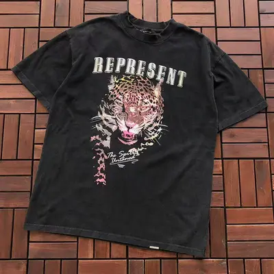 ¥~109 REPRESENT T-SHIRT 77060128 (im 185CM 70KG iwear size M in the photo)