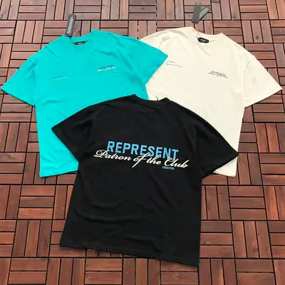 ￥~109 REPRESENT T-SHIRT 77060106 (im 185CM 70KG iwear size S in the photo)