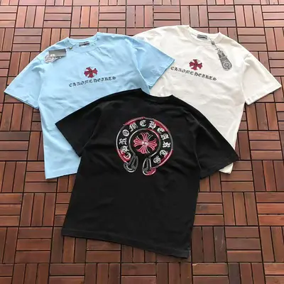 ￥~135 CH🔥OM🔥 HE🔥RTS T-SHIRT 55060118 (im 185CM 70KG iwear size M in the photo)