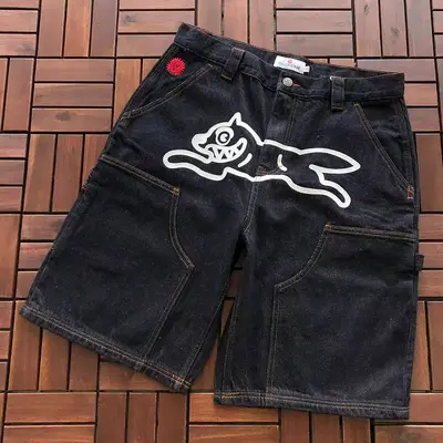 ￥ ~ 185 ICECREAM SHORTS JEANS 55060419 (im 185CM 70KG iwear size 32 in the photo)