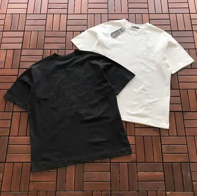 ￥~129 CH🔥OM🔥 HE🔥RTS T-SHIRT 77060422 (im 185CM 70KG iwear size L in the photo)