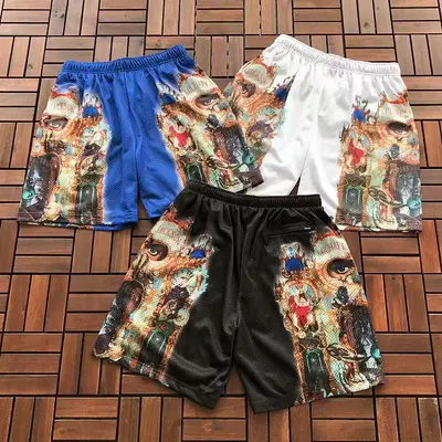 ¥169 S🔥P🔥E🔥E & MICHAEL JACKSON SHORTS 88060515 (im 185CM 70KG iwear size M in the photo)