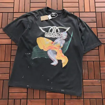 ¥~109 SAINT MICHAEL T-SHIRT 77060746 (im 185CM 70KG iwear size M in the photo)