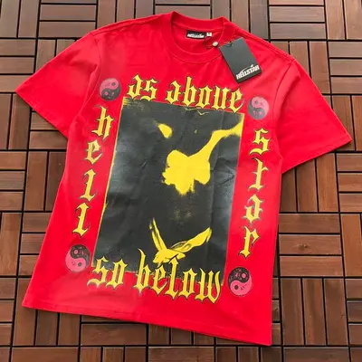 ¥~109 HELLSTAR T-SHIRT 55060721 (im 185CM 80KG iwear size S in the photo)