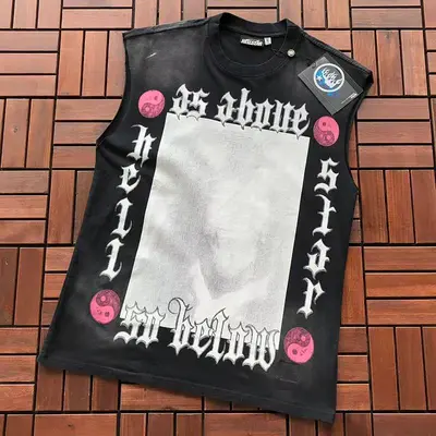 ¥~109 HELLSTAR VEST 55060744 (im 185CM 80KG iwear size S in the photo)