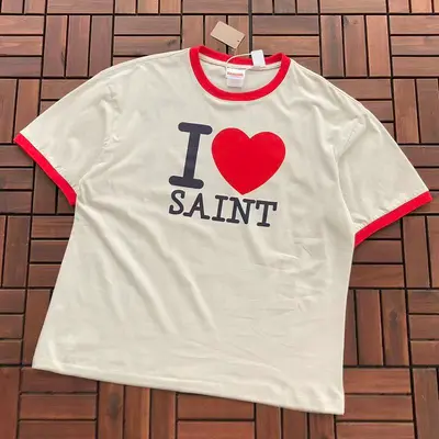 ￥~95 SAINT MICHAEL T-SHIRT 77060750 (im 185CM 70KG iwear size M in the photo)