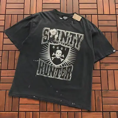 ￥~99 SAINT MICHAEL T-SHIRT 77060767 (im 185CM 70KG iwear size M in the photo)