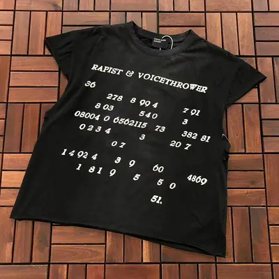 ￥~95 E.R.D T-SHIRT 77060763 (im 185CM 70KG iwear size M in the photo)