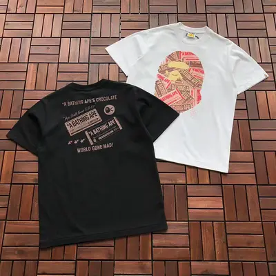 ￥~109 BAPE T-SHIRT 55060842 (im 185CM 80KG iwear size M in the photo)
