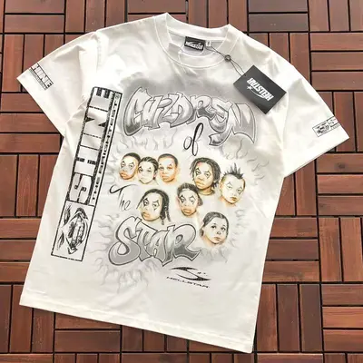 ¥~119 HELLSTAR T-SHIRT 55060857 (im 185CM 80KG iwear size M in the photo)