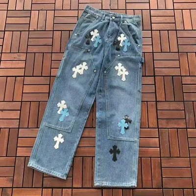 ￥~179 CH🔥OM🔥 HE🔥RTS JEANS 77060825