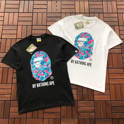 ￥ ~ 89 BAPE T-SHIRT 55060928 (im 185CM 80KG iwear size M in the photo)
