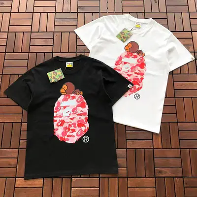 ￥~89 BAPE T-SHIRT 55060916 (im 185CM 80KG iwear size M in the photo)