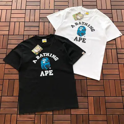 ￥ ~ 89 BAPE T-SHIRT 55060926 (im 185CM 80KG iwear size M in the photo)