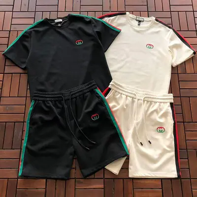 ￥~195 G🔥C🔥I T-SHIRT SHORTS 77060813 (im 185CM 70KG iwear size L in the photo)