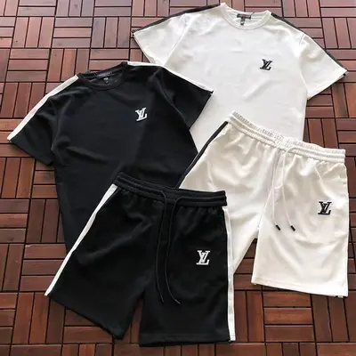 ￥~195 L🔥T-SHIRT SHORTS 77060810 (im 185CM 70KG iwear size L in the photo)