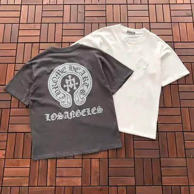 ¥~89 CH🔥OM🔥 HE🔥RTS T-SHIRT 77061005 (im 185CM 70KG iwear size M in the photo)