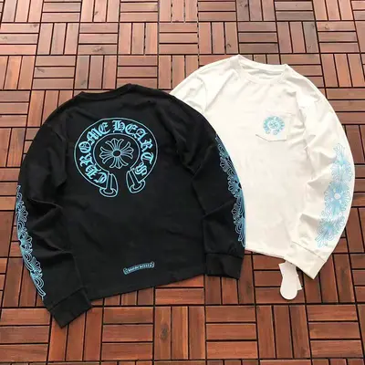 ￥~95 CH🔥OM🔥 HE🔥RTS LONG-SLEEVE 77061034 (im 185CM 70KG iwear size M in the photo)
