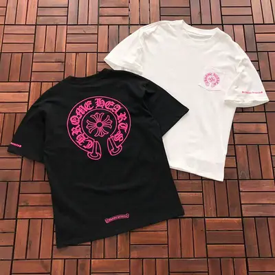 ￥~89 CH🔥OM🔥 HE🔥RTS T-SHIRT 77061013 (im 185CM 70KG iwear size M in the photo)
