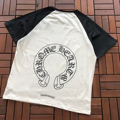￥~89 CH🔥OM🔥 HE🔥RTS T-SHIRT 77061025 (im 185CM 70KG iwear size M in the photo)