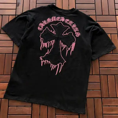 ￥~109 CH🔥OM🔥 HE🔥RTS T-SHIRT 77061026 (im 185CM 70KG iwear size M in the photo)