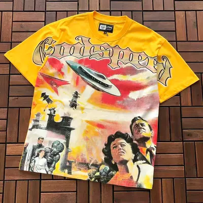 ￥~85 GODSPEED T-SHIRT 77061246 (im 185CM 80KG iwear size M in the photo)