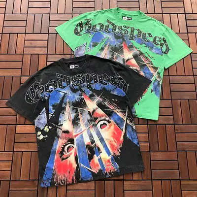 ￥~89 GODSPEED T-SHIRT 77061203 (im 185CM 80KG iwear size M in the photo)