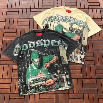 ￥~85 GODSPEED T-SHIRT 77061205 (im 185CM 80KG iwear size M in the photo)