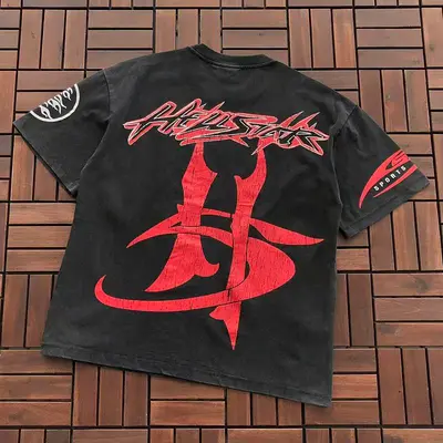 ¥~89 HELLSTAR T-SHIRT 77061226 (im 185CM 80KG iwear size M in the photo)