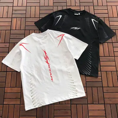 ¥~85 HELLSTAR T-SHIRT 77061202 (im 185CM 80KG iwear size M in the photo)