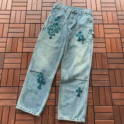 ￥ 305 CH🔥OM🔥 HE🔥RTS JEANS 88061411