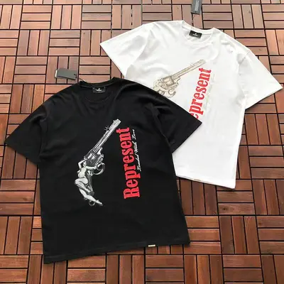 ￥~79 REPRESENT T-SHIRT 66061424 (im 185CM 80KG iwear size L in the photo)