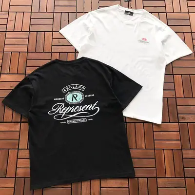 ￥~79 REPRESENT T-SHIRT 66061429 (im 185CM 80KG iwear size M in the photo)
