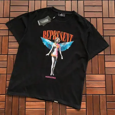 ￥~79 REPRESENT T-SHIRT 66061456 (im 185CM 80KG iwear size M in the photo)
