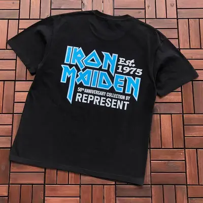 ￥~79 REPRESENT & LRON MAIDEN T-SHIRT 66061445 (im 185CM 80KG iwear size L in the photo)
